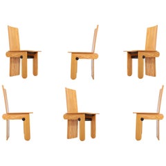 Carlo Scarpa Dining Chairs for Gavina, 1974, Set of Six