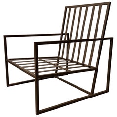 New Outdoor Armchair in Wrought Iron