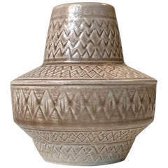 Scandinavian Modern Pottery Vase by Gunnar Nylund for Rörstrand, 1960s