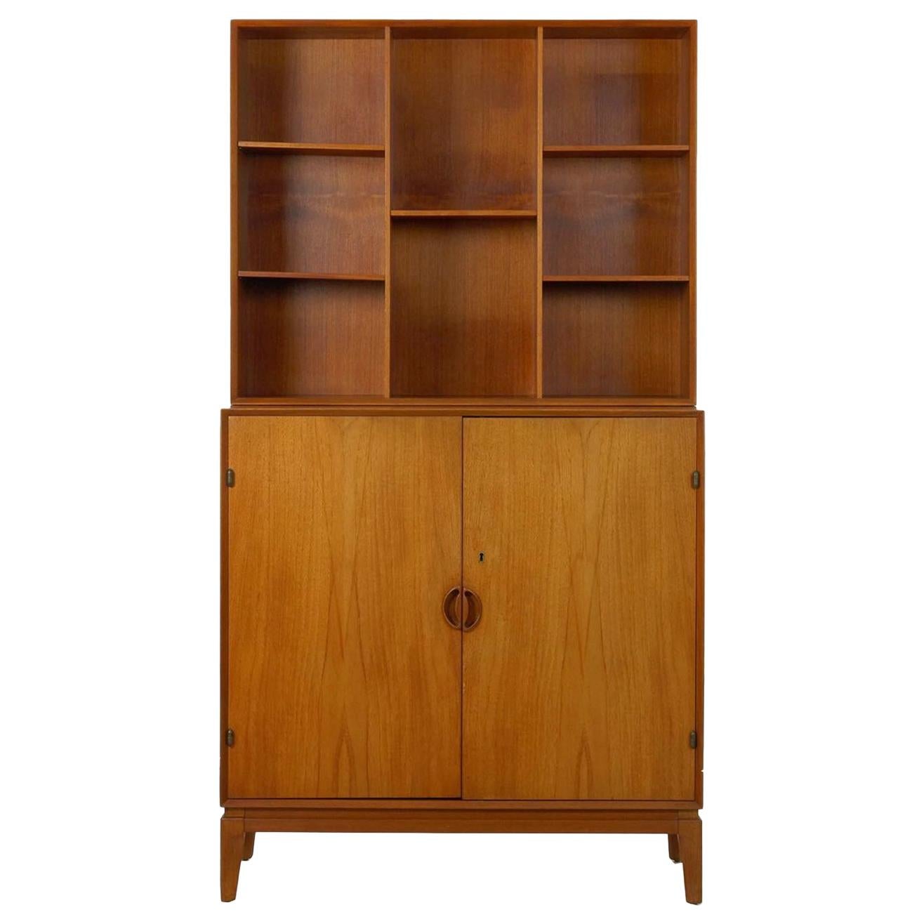 Peter Hvidt & Orla Mørlgaard for John Stuart Mid-Century Modern Bookcase Cabinet