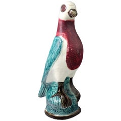Scottish Pottery Figure of a Bird with a Folk Artistic Appeal Early 19th Century