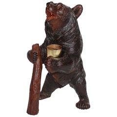 Antique Black Forest Carved Bear