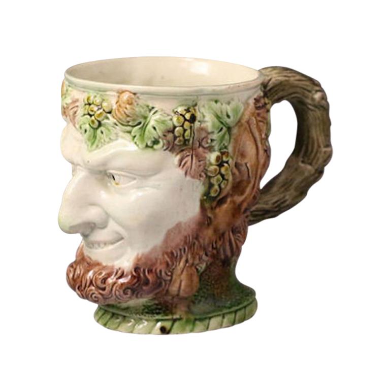 Early Staffordshire Pottery Ralph Wood Bacchus Tankard, Late 18th Century For Sale