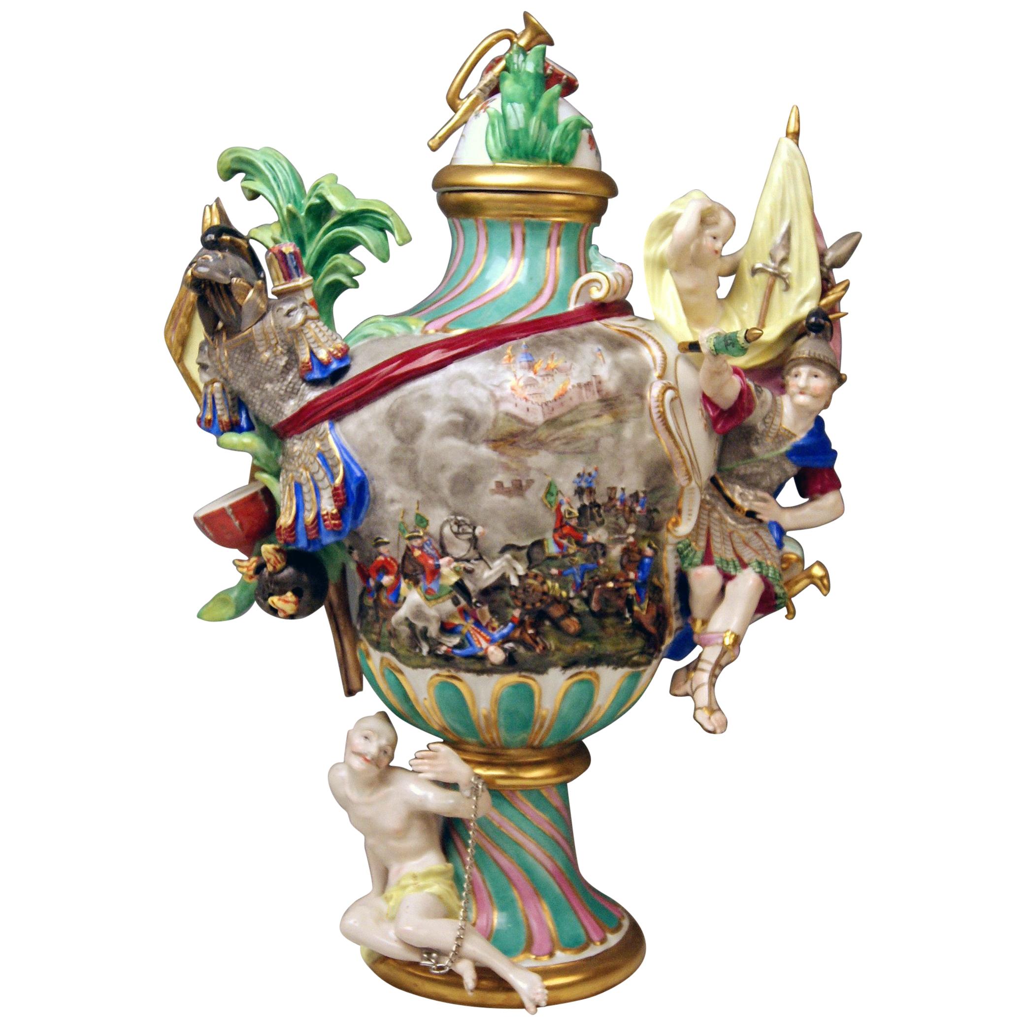 SOLD Meissen Vase Four Elements the Fire by Johann Joachim Kaendler Model 321