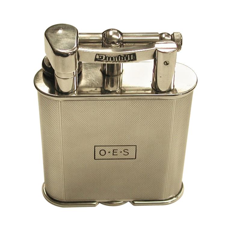 Large Silver Plated Dunhill Table Lighter, circa 1930
