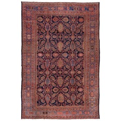 Antiker Übergroßer Persischer Malayer Teppich