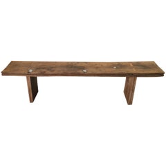 Well Designed Primitive Industrial Coffee Table Bench