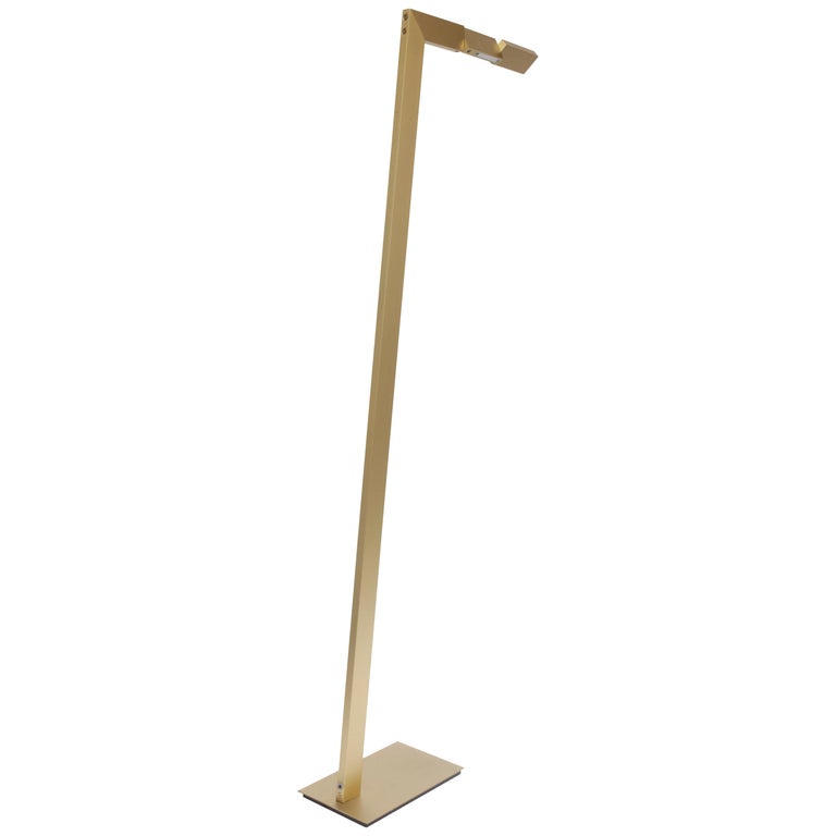 Contemporary 001 Floor Lamp in Brass by Orphan Work For Sale