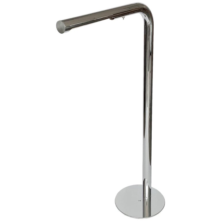 Robert Sonneman Polished Chrome Floor Reading Lamp For At 1stdibs Robert Sonneman Polished Chrome Floor Reading Lamp For