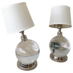 Crystal Ball Table Lamps