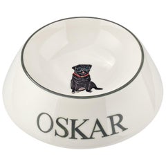Bol pour chien moderne personnalisé en porcelaine peint à la main Sofina Boutique Kitzbuehel