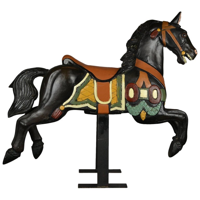 Juvenile Carousel Horse. For Sale at 1stDibs  vintage carousel horses for  sale, small wooden carousel horse, carousel horse statue