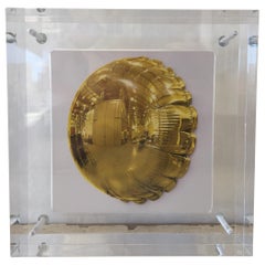 Original Jeff Koons Signed Exhibition Invite "Moon Yellow", Sotheby's