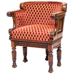 Charles X Style Walnut Chair