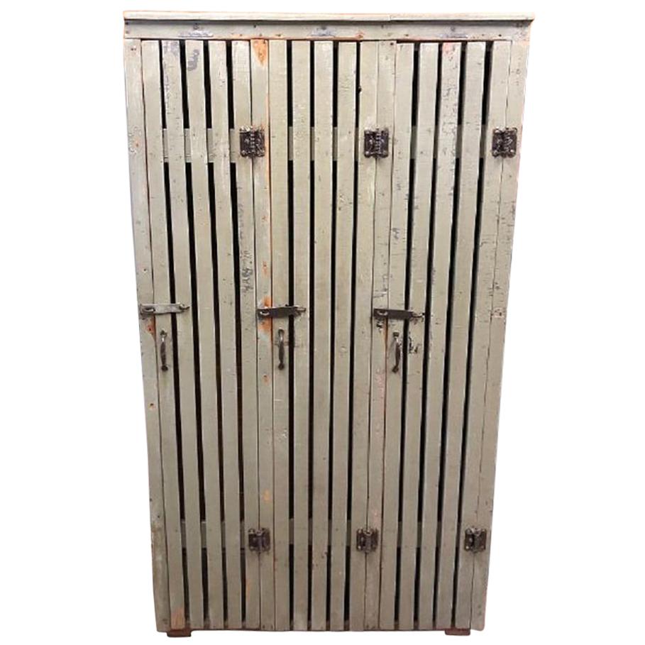 Vintage School Wood Lockers For Sale