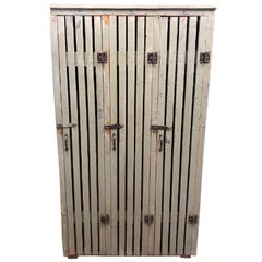 Used School Wood Lockers