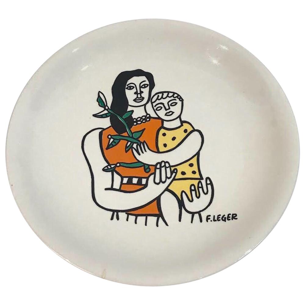 Fernand Leger Decorative Ceramic Plate