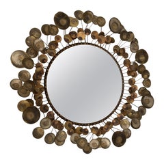 Curtis Jere Raindrops Mirror Signed and Dated 1968