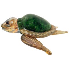 1960s Murano Glass Turtle