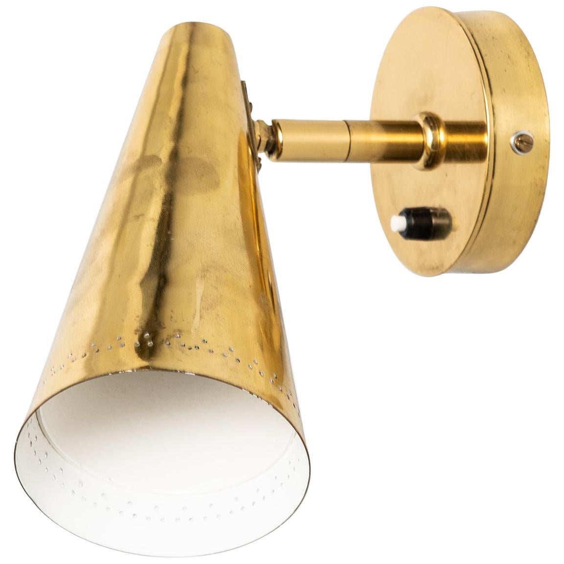 Large Quantity Wall Lamps in Brass Attributed to Lisa Johansson-Pape