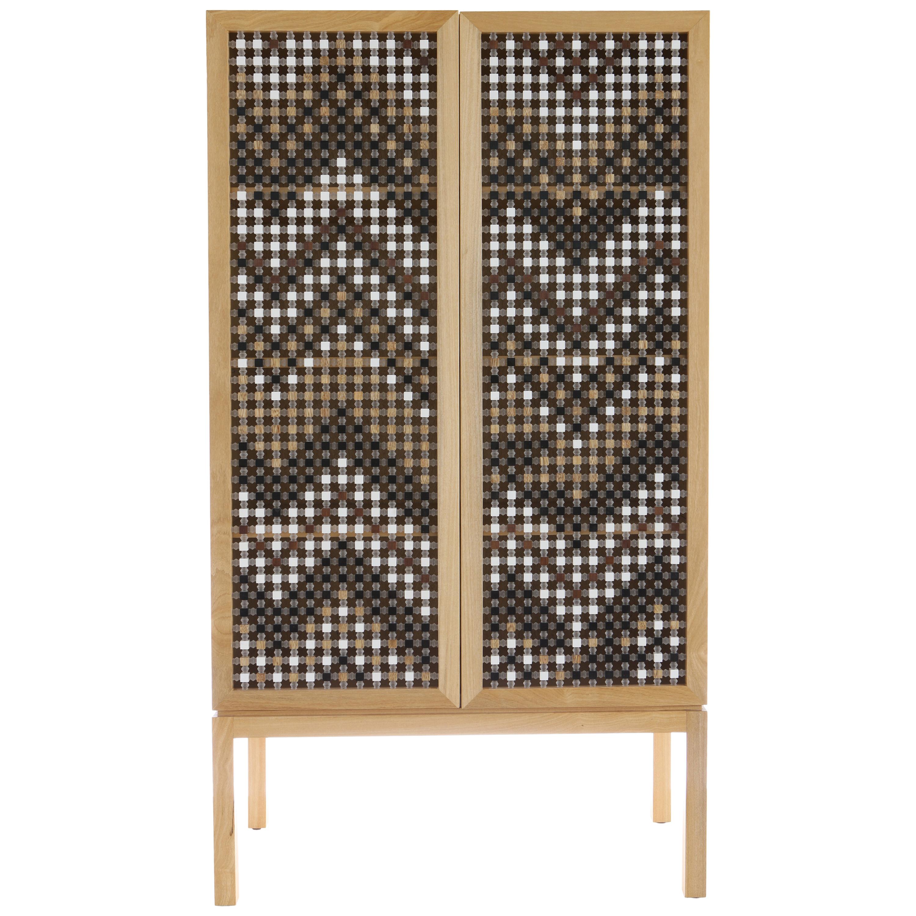 Ali Baba - Cabinet inspired by the Mousharabiyeh doors - Middle Eastern For Sale