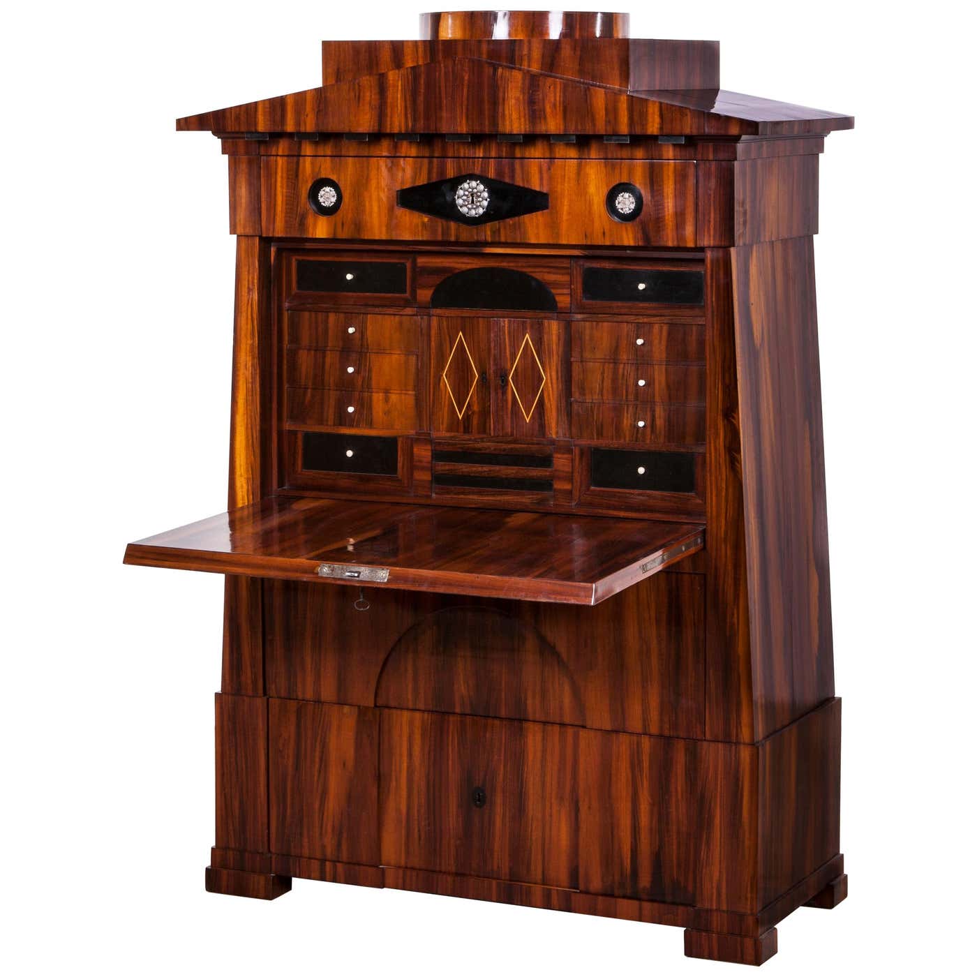 Biedermeier secretaire, circa 1830 For Sale at 1stDibs