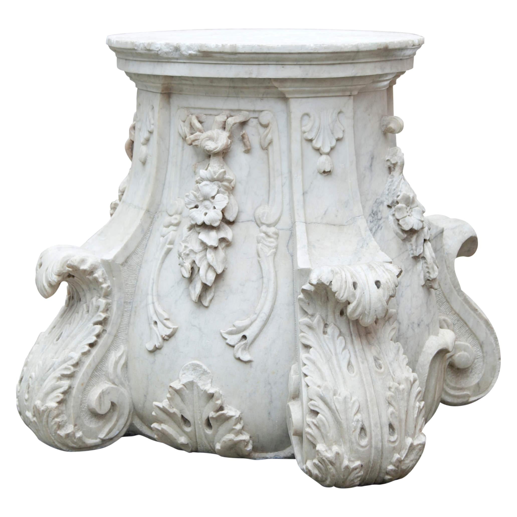 Baroque Pedestal, Vienna, circa 1780