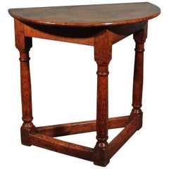 Antique 19th Century Oak 'Credence' Style Table