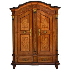 Antique Cabinet from Lindau, Lake Constance, "Bodenseeschrank", Dated 1844