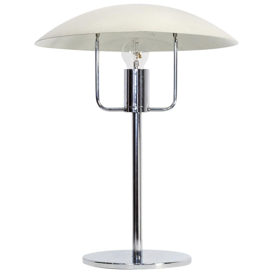 1970s Chrome and Metal Table Lamp for SCE im Angebot