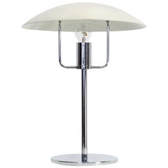 1970s Chrome and Metal Table Lamp for SCE