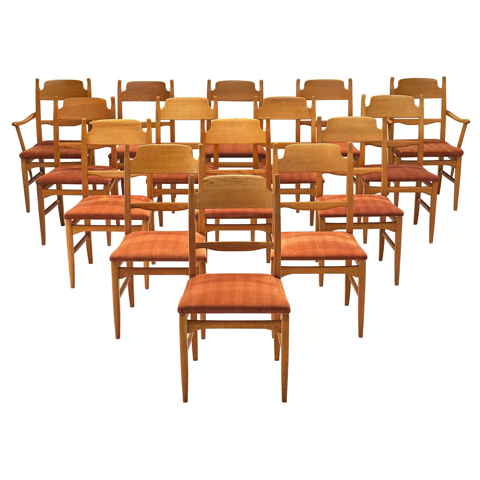 Carl Malmsten Large Set of Dining Chairs