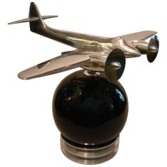 Aviation Vintage Desk Airplane Model 1940s