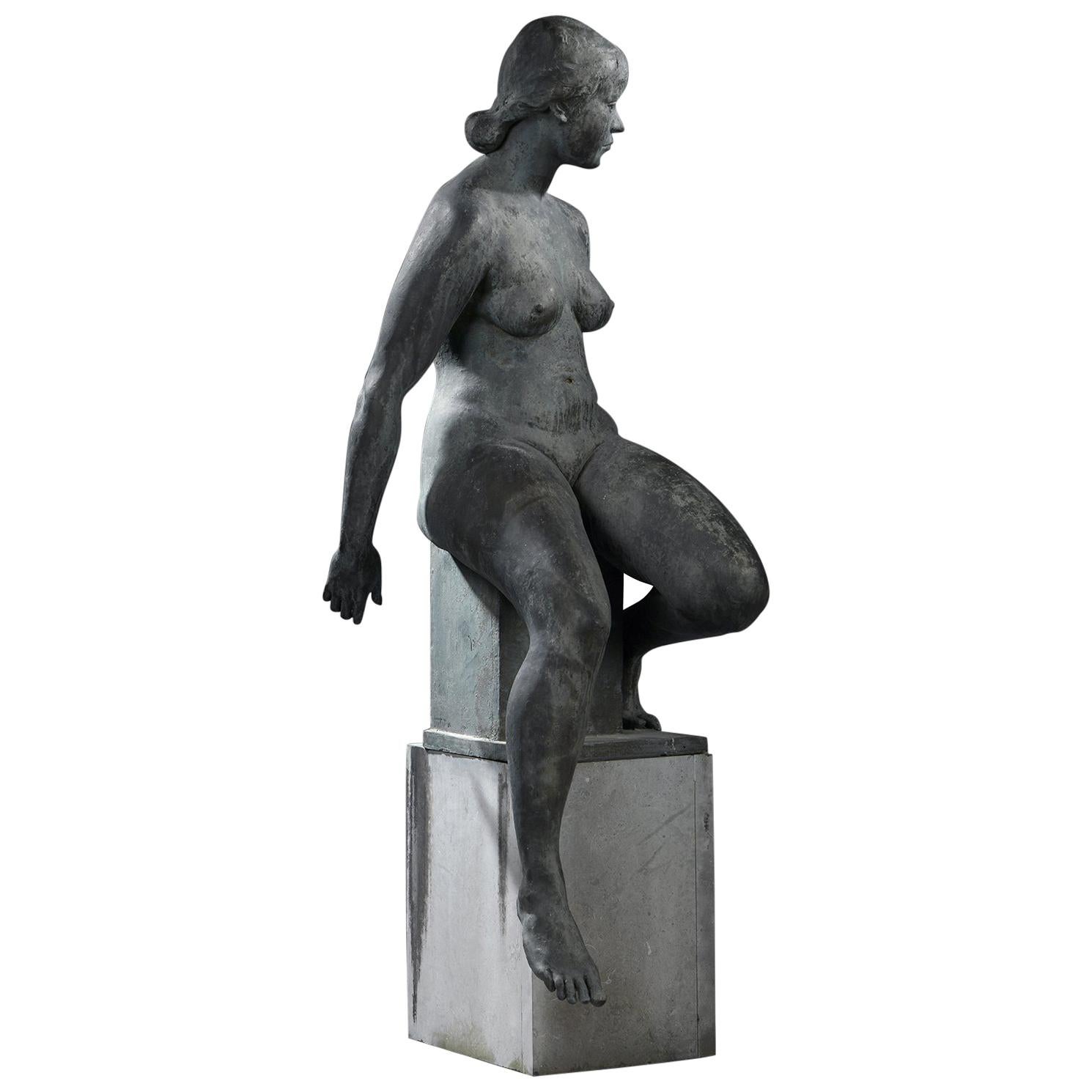 Bronze sculpture "The beautiful Tuscany" by Nat Neujean im Angebot