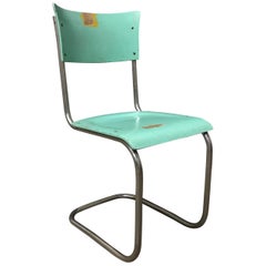 1931, Mart Stam pour Thonet, Bois Turquoise S43