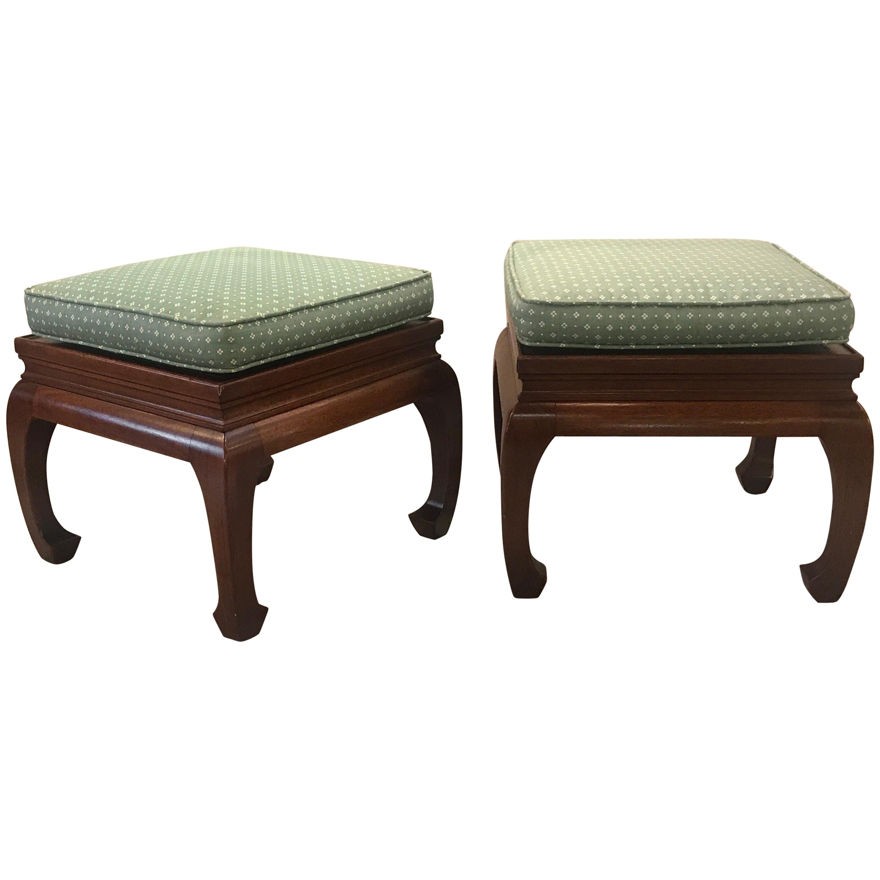 Pair of Asian Style Benches or Stands