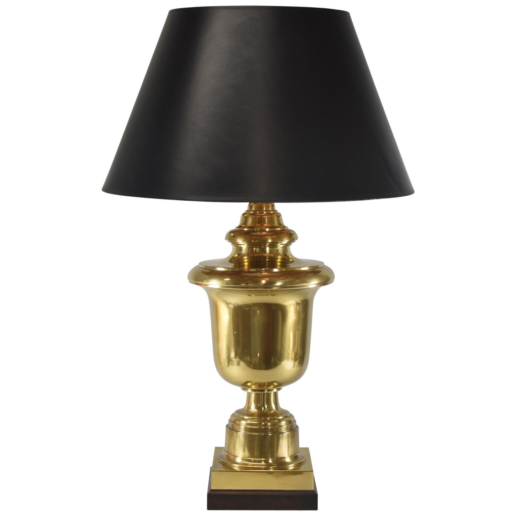 Fredrick Cooper Brass Table Lamp, Urn Shaped Base