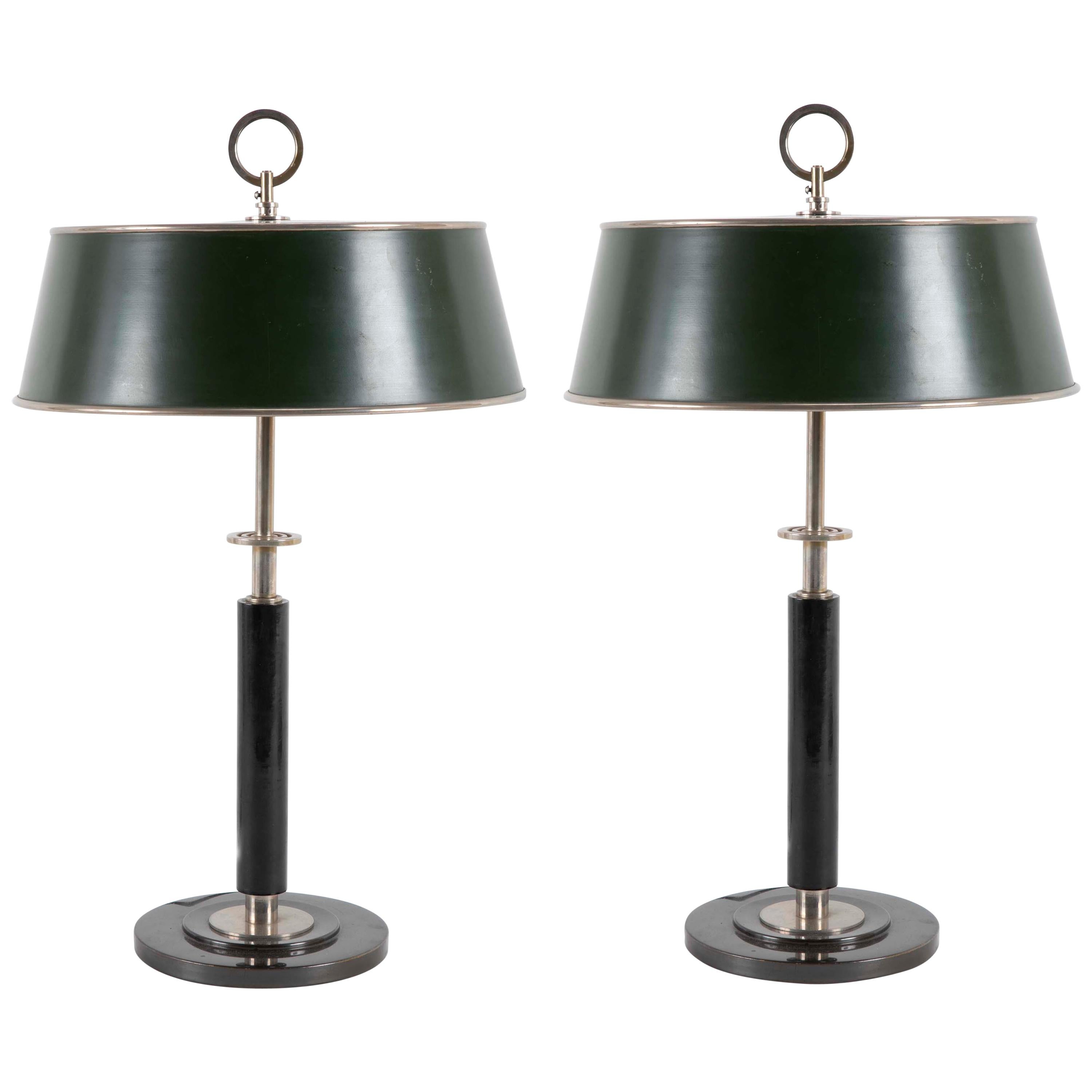 A Pair of Modern Swedish Lamps Designed by Erik Tidstrand Produced, circa 1932 For Sale