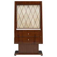 Rosewood and Shagreen Art Deco Cabinet