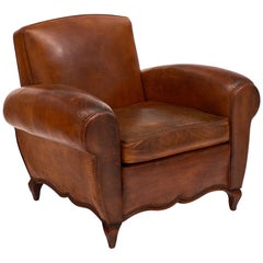 Vintage Art Deco French Club Chair