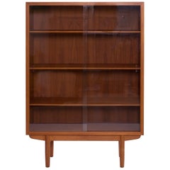 Borge Mogensen Teak Glass Book Case