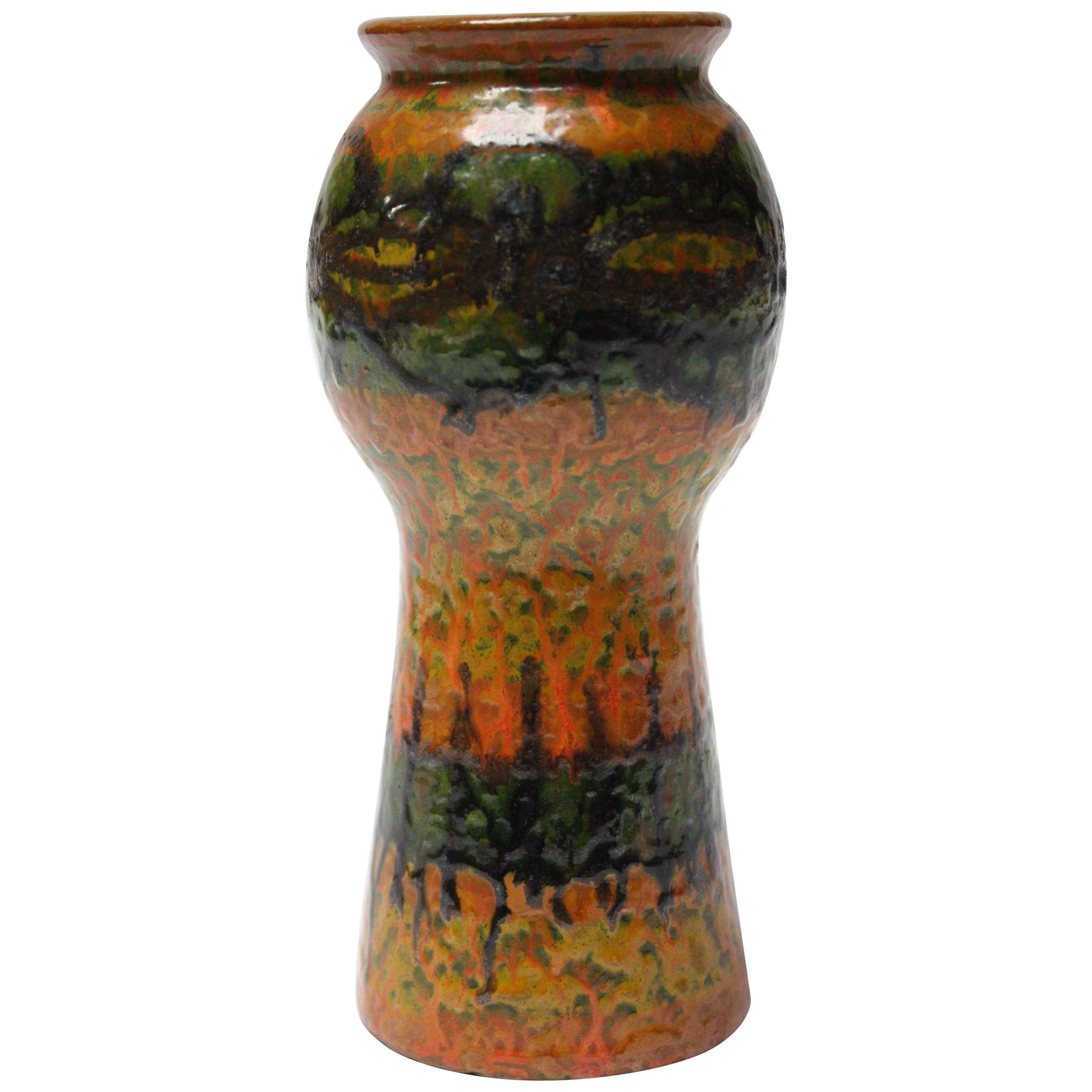 Midcentury Studio Pottery Terracotta Vase