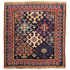 Small Caucasian Kazak Rug