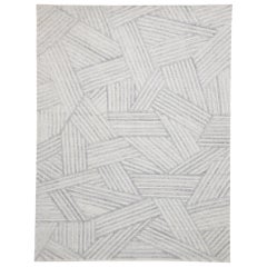 Contemporary Area Rug with Bauhaus Style, Texture Area Rug