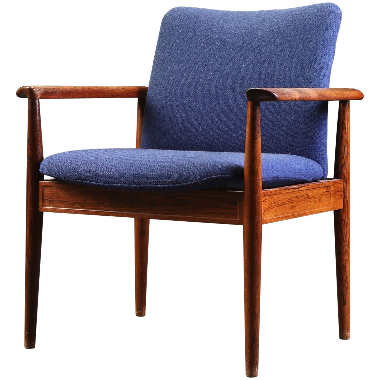 Fauteuil Finn Juhl 209 Diplomat, début des années 1960