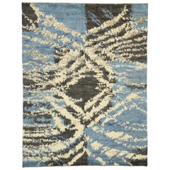 New Contemporary Moroccan Rug with Expressionist Style after Willem de Kooning