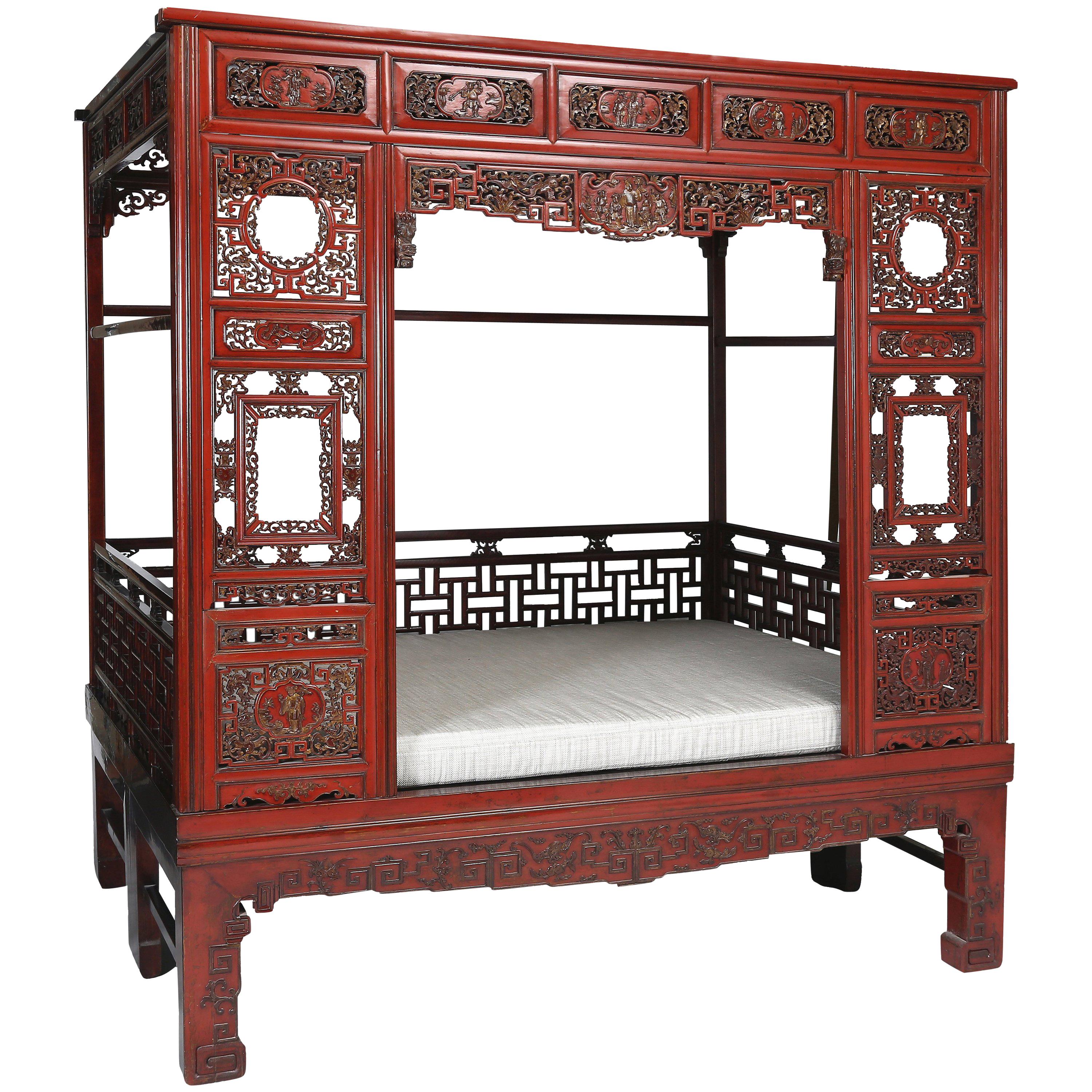 Chinese Wedding Beds 4 For Sale on 1stDibs