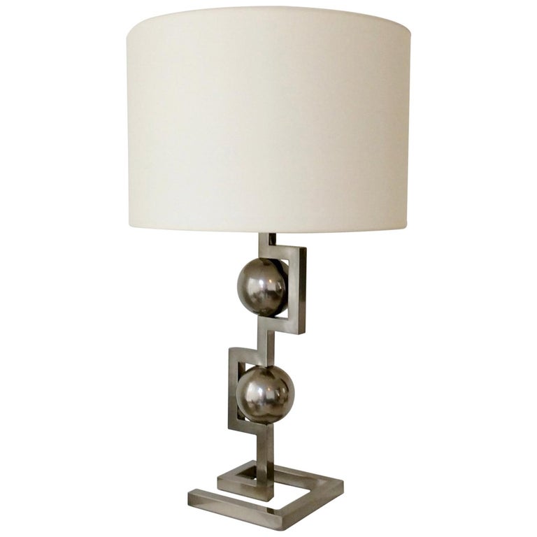 Impressive Geometrical Table Lamp, circa 1970, Italy 1