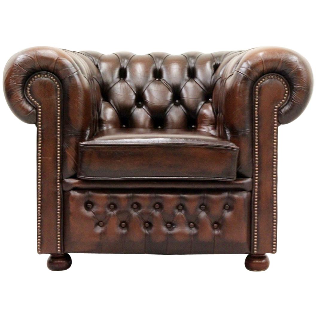 Chesterfield Chippendale Armchair Wingback Chair Baroque Antique For Sale