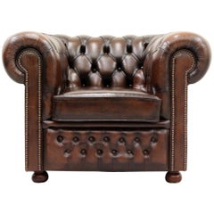 Chesterfield Chippendale Armchair Wingback Chair Baroque Vintage